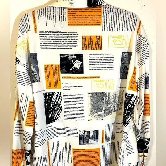 Allover Print Blouse Eye catching design adds pop to your wardrobe Shein - Picture 7 of 12